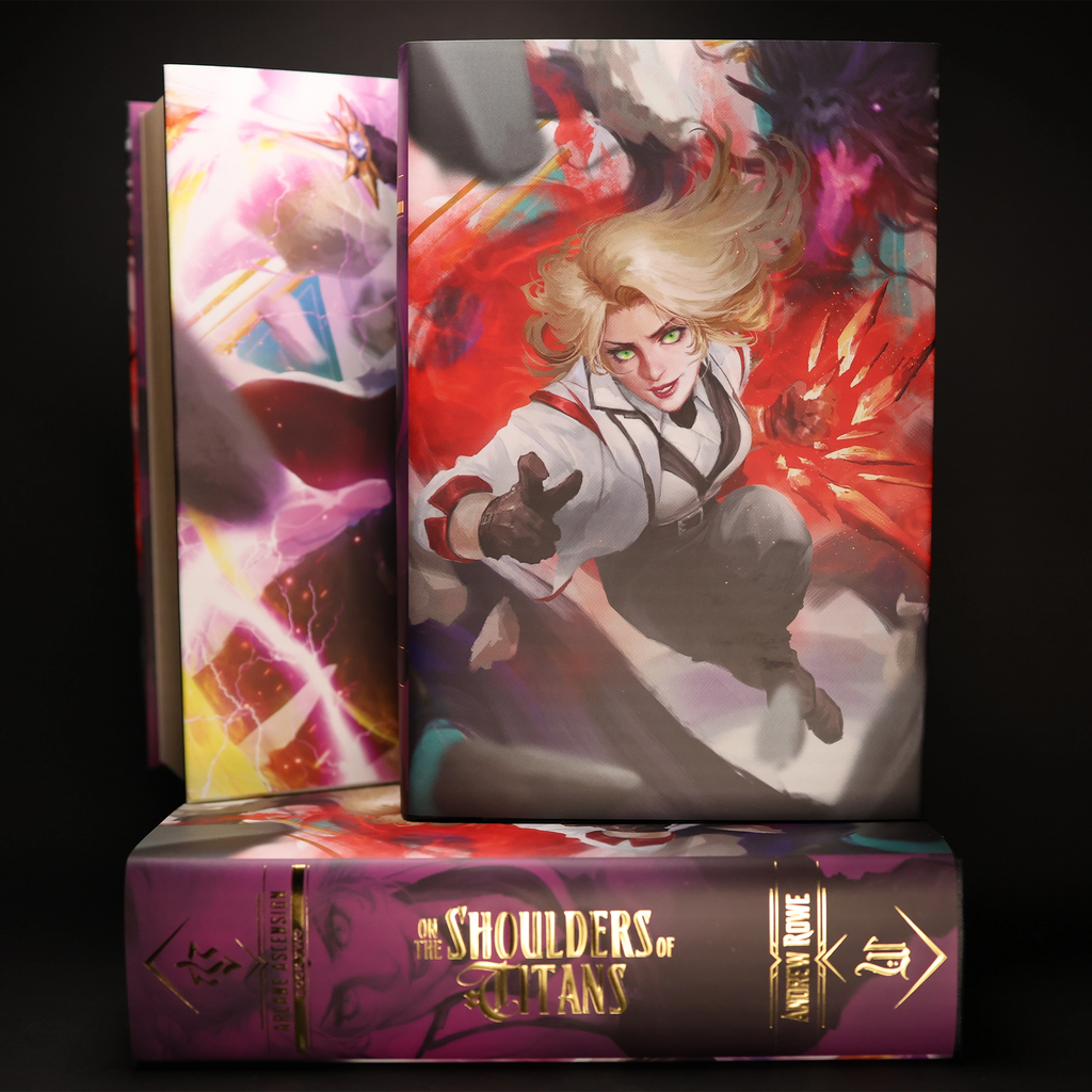 On the Shoulders of Titans' Deluxe Hardcover - Wraithmarked