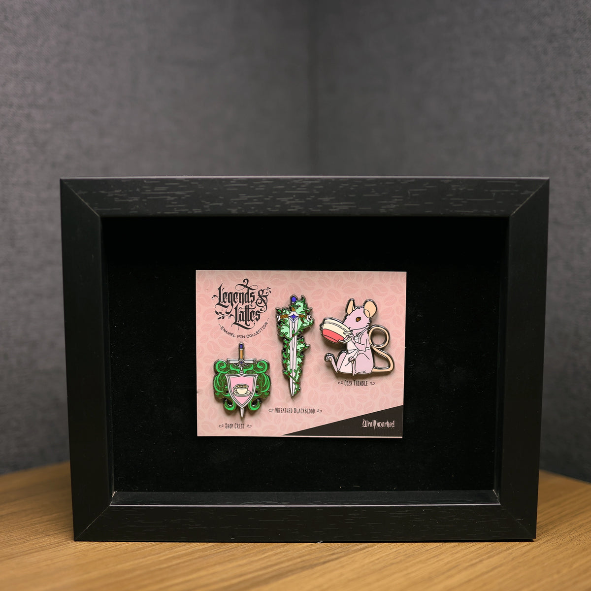 'Legends & Lattes' Pin Pack