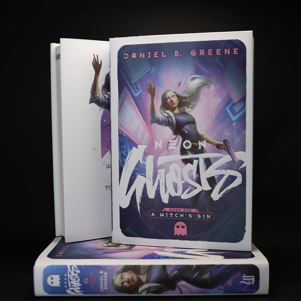 Neon Ghosts: A Witch's Sin' Hardcover - Wraithmarked