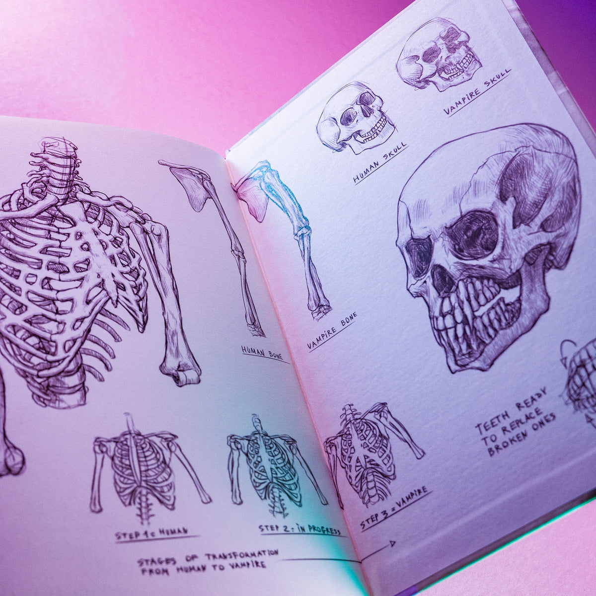 'Neon Ghosts: A Witch's Sin' Hardcover