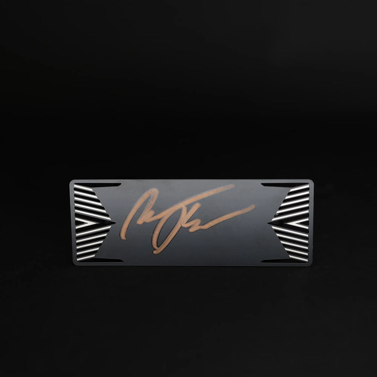 'A Mark of Kings' Signed Metal Bookmark